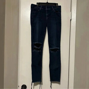 Joe’s Jeans Flawless the Icon mid rise skinny ankle distressed size 27
